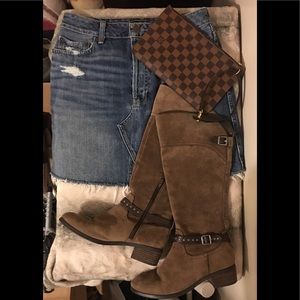 Marc Fisher suede riding Boots